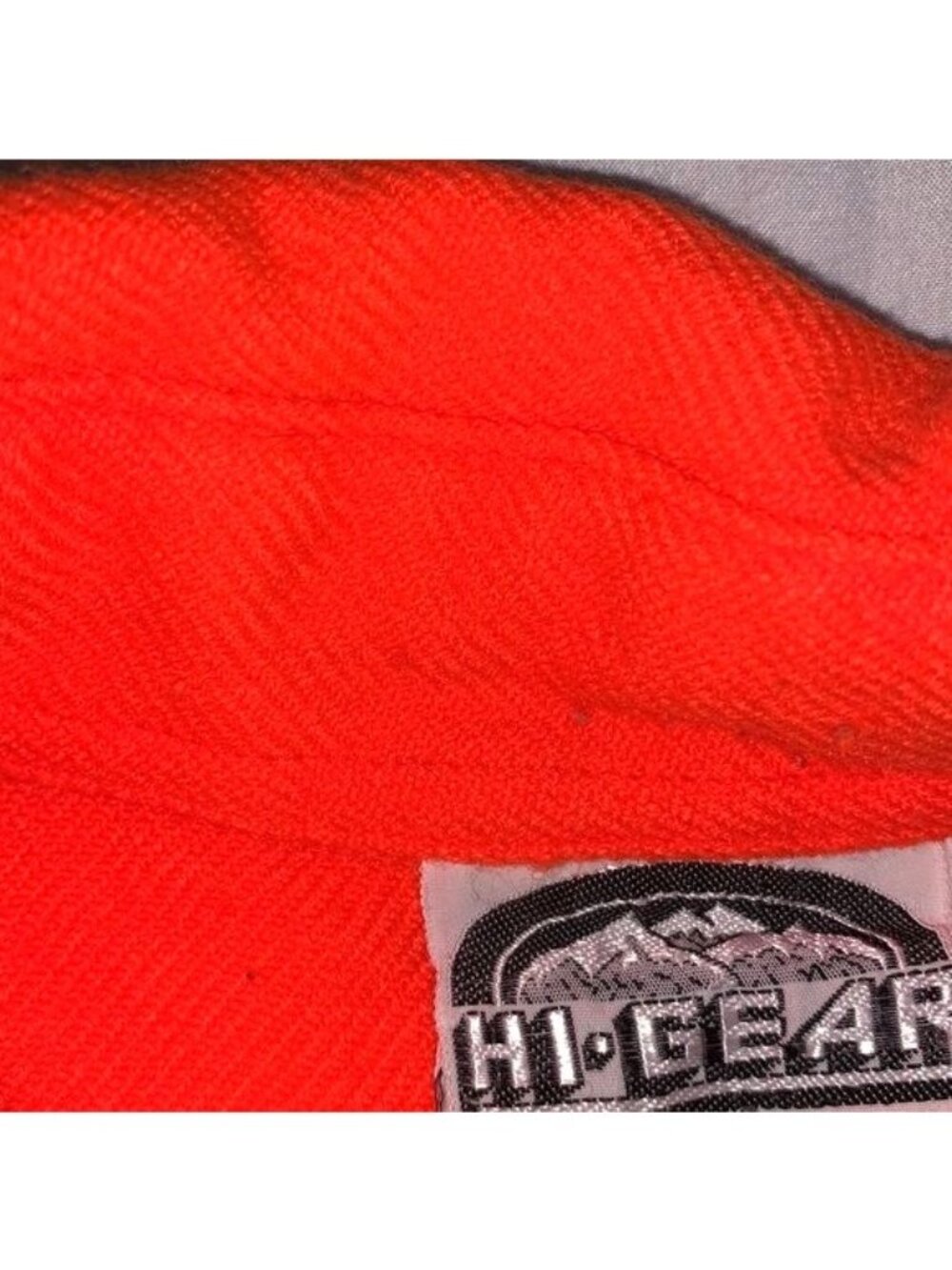 Vintage Hi-Gear Orange Button-Up Shirt XL Long Sleeve 100% Acrylic - Picture 4 of 10